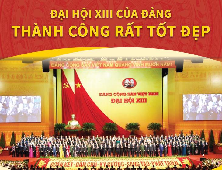 Đại hội XIII của Đảng thành công rất tốt đẹp